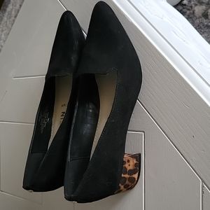 Anne Klein micro suede shoes